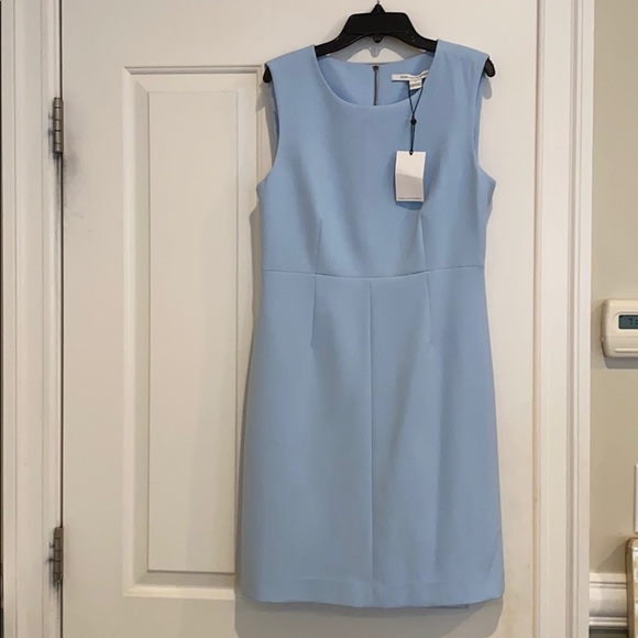 DVF Pale Blue Dress - Picture 1 of 3
